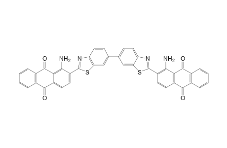 9,10-Anthracenedione, 2,2'-[6,6'-bibenzothiazole]-2,2'-diylbis[1-amino-