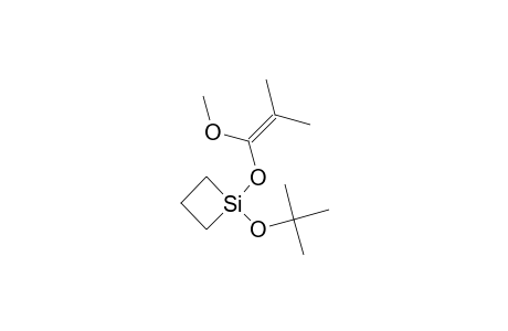 1-[(1-METHOXY-2-METHYL-1-PROPENYL)-OXY]-1-(1,1-DIMETHYLETHOXY)-SILACYCLOBUTANE