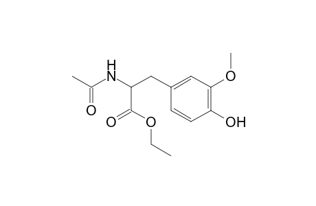 DL-Tyrosine, N-acetyl-3-methoxy-, ethyl ester