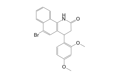 6-bromo-4-(2,4-dimethoxyphenyl)-3,4-dihydrobenzo[h]quinolin-2(1H)-one