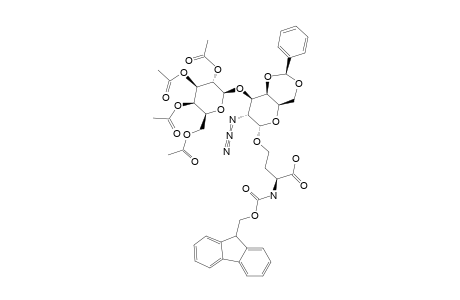 O-[2-AZIDO-4,6-O-BENZYLIDENE-2-DEOXY-3-O-(2,3,4,6-TETRA-O-ACETYL-BETA-D-GALACTOPYRANOSYL)-ALPHA-D-GALACTOPYRANOSYL]-