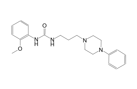 urea, N-(2-methoxyphenyl)-N'-[3-(4-phenyl-1-piperazinyl)propyl]-
