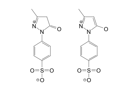 p-(3-methyl-5-oxo-2-pyrazolin-1-yl)benzenesulfonic acid