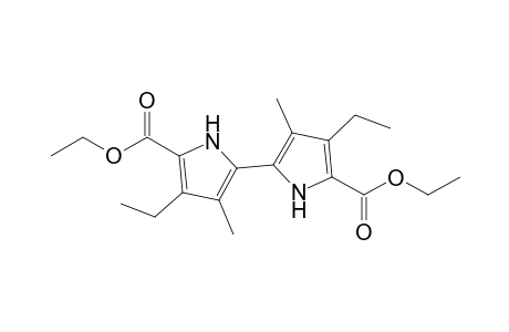 5-(5-carbethoxy-4-ethyl-3-methyl-1H-pyrrol-2-yl)-3-ethyl-4-methyl-1H-pyrrole-2-carboxylic acid ethyl ester