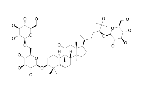 MOGROSIDE_III_A2;3-O-BETA-D-GLUCOPYRANOSYL-(1->6)-BETA-D-GLUCOPYRANOSYL-MOGROL-24-O-BETA-D-GLUCOPYRANOSIDE