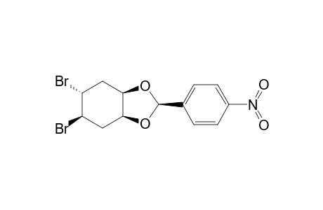 (2-ALPHA,3A-BETA,5-BETA,6-ALPHA,7A-BETA)-5,6-DIBROMOHEXAHYDRO-2-(4-NITROPHENYL)-1,3-BENZODIOXOLE