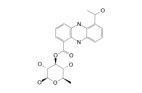 PHENAZINE-ALKALOID-#4;3'-O-L-QUINOVOSYL-SAPHERATE,BETA-ANOMER