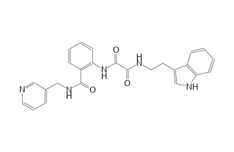 ethanediamide, N~1~-[2-(1H-indol-3-yl)ethyl]-N~2~-[2-[[(3-pyridinylmethyl)amino]carbonyl]phenyl]-