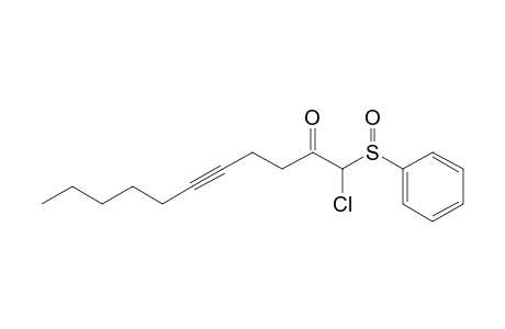 1-Chloro-1-(phenylsulfinyl)undec-5-yn-2-one