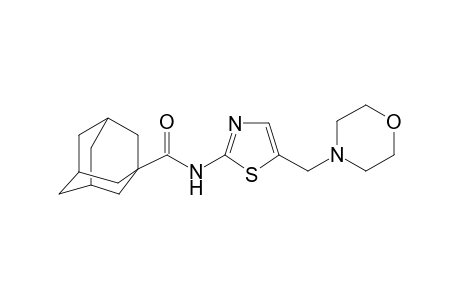 N-[5-(4-morpholinylmethyl)-2-thiazolyl]-1-adamantanecarboxamide