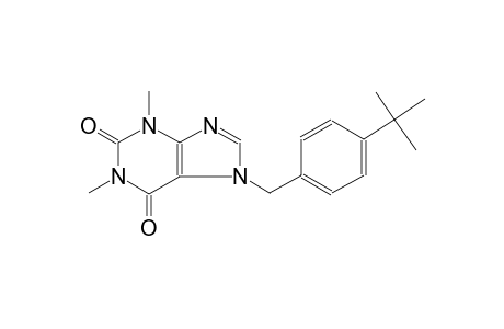 7-(4-tert-Butylbenzyl)-1,3-dimethyl-3,7-dihydro-1H-purine-2,6-dione