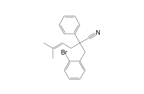 2-(o-Bromobenzyl)-5-methyl-2-phenyl-4-hexenenitrile