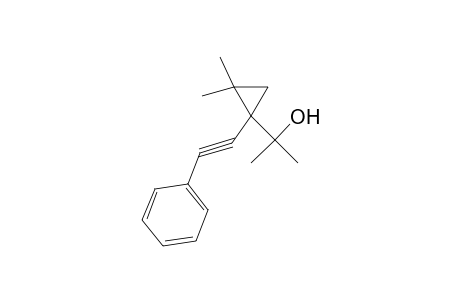 Propan-2-ol, 2-(2,2-dimethyl-1-phenylethynylcyclopropyl)-