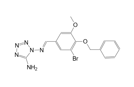 1H-tetrazole-1,5-diamine, N~1~-[(E)-[3-bromo-5-methoxy-4-(phenylmethoxy)phenyl]methylidene]-