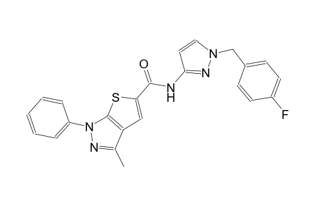 1H-thieno[2,3-c]pyrazole-5-carboxamide, N-[1-[(4-fluorophenyl)methyl]-1H-pyrazol-3-yl]-3-methyl-1-phenyl-