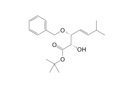 (2S,3R,E)-tert-butyl 3-(benzyloxy)-2-hydroxy-6-methylhept-4-enoate