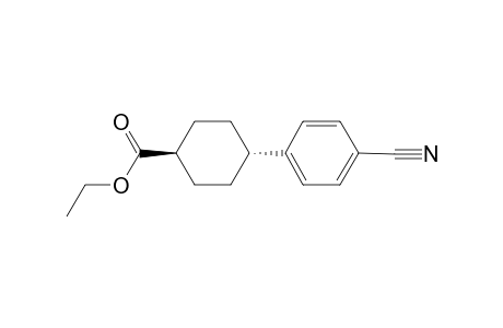 Ethyl trans-4-(4-cyanophenyl)cyclohexane carboxylate