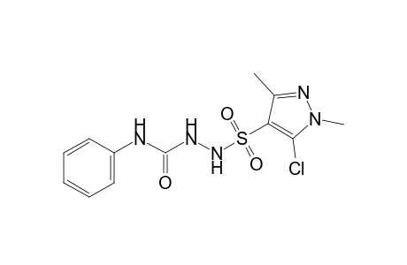 1-[(5-chloro-1,3-dimethylpyrazol-4-yl)sulfonyl]-4-phenylsemicarbazide
