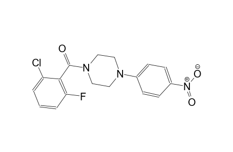 1-(2-chloro-6-fluorobenzoyl)-4-(4-nitrophenyl)piperazine