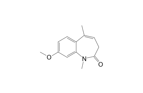 8-Methoxy-1,5-dimethyl-1H-1-benzazepin-2(3H)-one