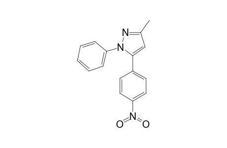 3-Methyl-5-(4-nitrophenyl)-1-phenyl-pyrazole