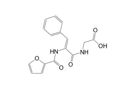 {[(2Z)-2-(2-furoylamino)-3-phenyl-2-propenoyl]amino}acetic acid