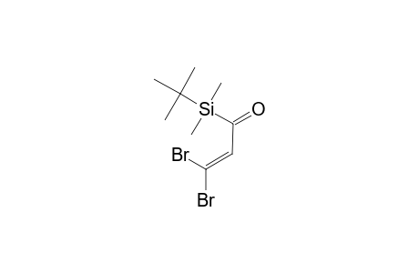 1-(TERT.-BUTYLDIMETHYLSILYL)-3,3-DIBROMO-2-PROPEN-1-ONE