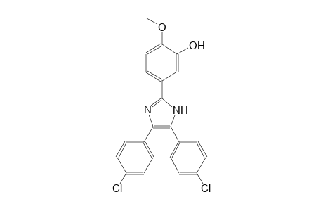 5-[4,5-bis(4-chlorophenyl)-1H-imidazol-2-yl]-2-methoxyphenol