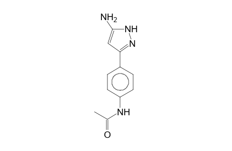 N-[4-(5-Amino-1H-pyrazol-3-yl)phenyl]acetamide