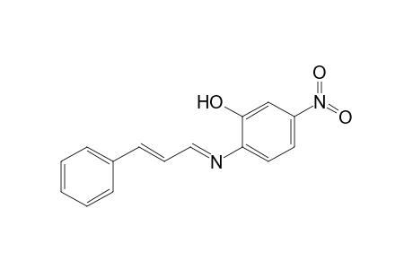 2-[(3'-Phenylallylidene)amino]-5-nitrophenol