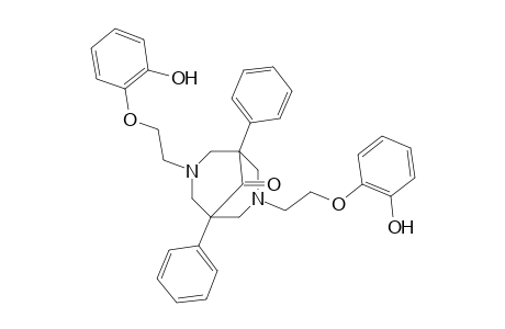 3,7-Bis(2-hydroxyphenoxyethyl)-1,5-diphenyl-3,7-diazabicyclo[3.3.1]nonan-9-one