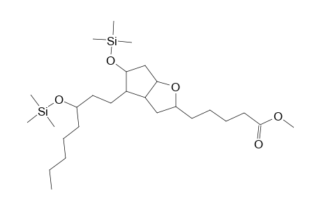 5-[5-trimethylsilyloxy-4-(3-trimethylsilyloxyoctyl)-3,3a,4,5,6,6a-hexahydro-2H-cyclopenta[b]furan-2-yl]pentanoic acid methyl ester