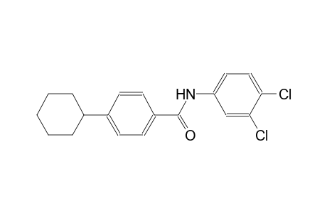 benzamide, 4-cyclohexyl-N-(3,4-dichlorophenyl)-
