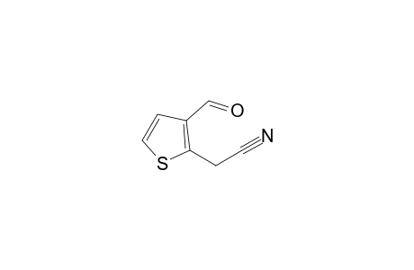 2-(3-formyl-2-thienyl)acetonitrile