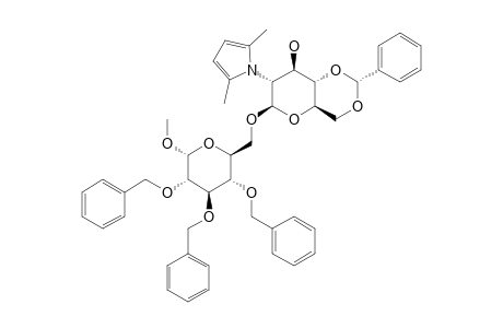 METHYL_2,3,4-TRI-O-BENZYL-6-O-[4,6-O-BENZYLIDENE-2-DEOXY-2-(2,5-DIMETHYLPYRROL-1-YL)-BETA-D-GLUCOPYRANOSYL]-ALPHA-D-GLUCOPYRANOSIDE