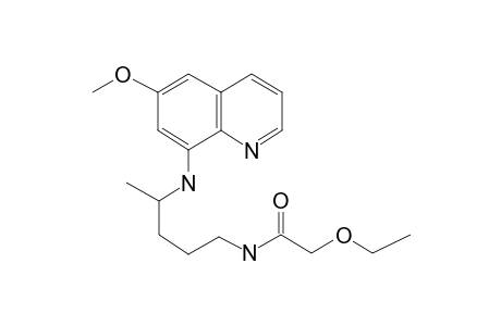 1,4-Pentanediamine, N-ethoxyacetyl-N'-[6-methoxy-8-quinolinyl]-