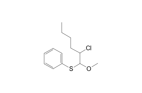 (2-chloranyl-1-methoxy-hexyl)sulfanylbenzene