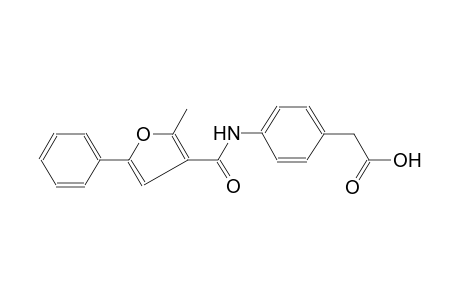 benzeneacetic acid, 4-[[(2-methyl-5-phenyl-3-furanyl)carbonyl]amino]-