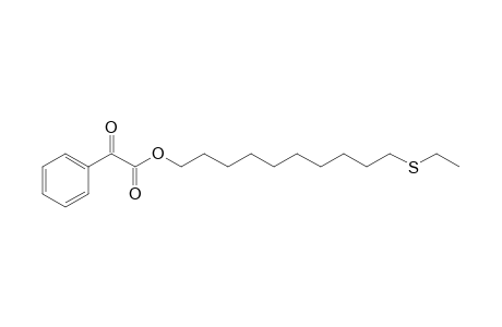10'-Ethylthio n-decyl phenylglyoxylate