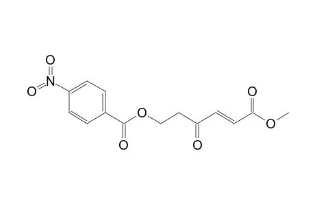 Methyl (E)-6-(4'-nitro-benzoyloxy)-4-oxo-2-hexenoate