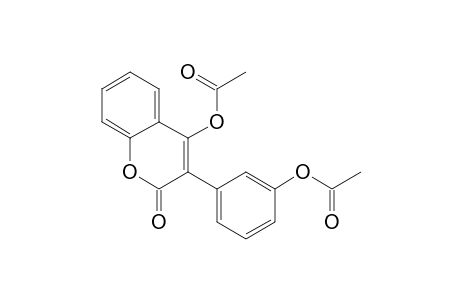 2H-1-Benzopyran-2-one, 4-(acetyloxy)-3-[3-(acetyloxy)phenyl]-