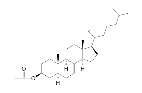 (3S,5S,9R,10S,13R,14R,17R)-10,13-dimethyl-17-((R)-6-methylheptan-2-yl)-2,3,4,5,6,9,10,11,12,13,14,15,16,17-tetradecahydro-1H-cyclopenta[a]phenanthren-3-yl acetate