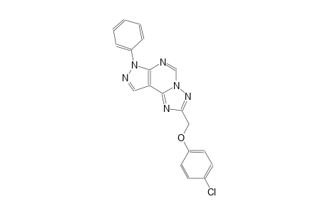 2-[(4-chlorophenoxy)methyl]-7-phenyl-7H-pyrazolo[4,3-e][1,2,4]triazolo[1,5-c]pyrimidine