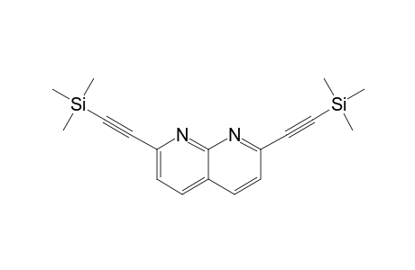 trimethyl-[2-[7-(2-trimethylsilylethynyl)-1,8-naphthyridin-2-yl]ethynyl]silane