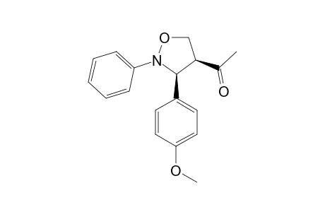 (3R*,4R*)-4-ACETYL-3-(PARA-ANISYL)-2-PHENYL-ISOXAZOLIDINE