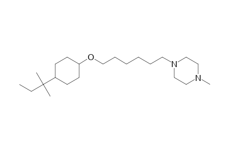 Piperazine, 1-[6-[[4-(1,1-dimethylpropyl)cyclohexyl]oxy]hexyl]-4-methyl-