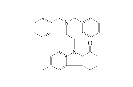 1H-carbazol-1-one, 9-[2-[bis(phenylmethyl)amino]ethyl]-2,3,4,9-tetrahydro-6-methyl-