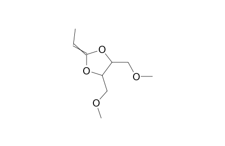 (4s,5s)-2-ethylidene-4,5-bis(methoxymethyl)-1,3-dioxolane