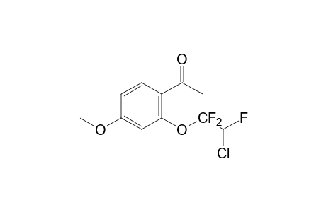 2'-(2-chloro-1,1,2-trifluoroethoxy)-4'-methoxyacetophenone