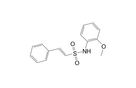 (E)-N-(2-Methoxyphenyl)-2-phenylethenesulfonamide
